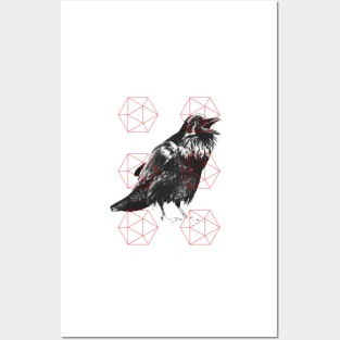 sacred crow Posters and Art